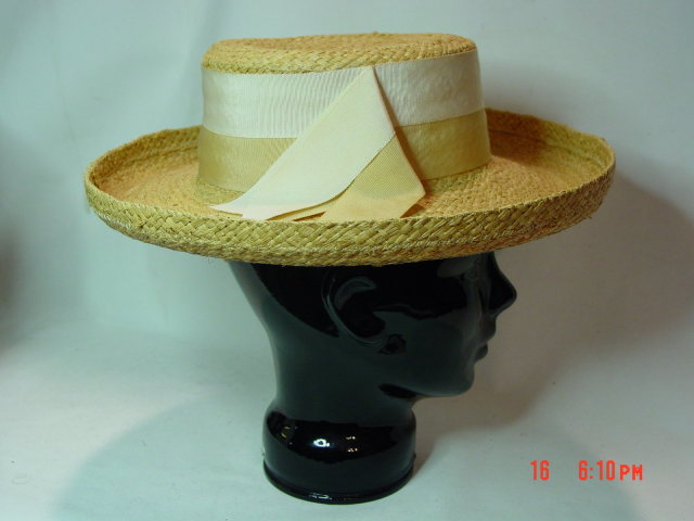 Vintage Ladies Panama Straw Betmar Hat