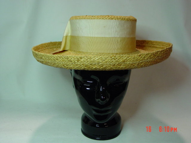 Vintage Ladies Panama Straw Betmar Hat