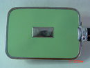 Vintage Green Art Deco Hair Brush & Hand Mirror Vanity Set