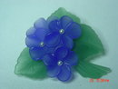 Avon Plastic Molded Violets Brooch Pin