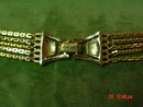 Vintage Hong Kong Goldtone 5 Strand Chain Necklace