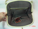 Vintage 1950's Cream Faux Fur & Vinyl Purse Handbag by Mel-Ton
