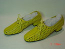 Vintage Yellow Leather Ladies Shoes by Hush Puppies