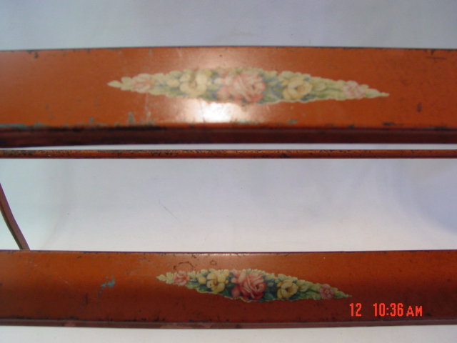 Antique Metal Store Shoe Display Rack