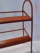Antique Metal Store Shoe Display Rack