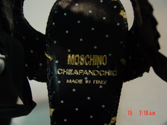 NEW Moschino Cheapandchic Animal Print Shoes Size 36