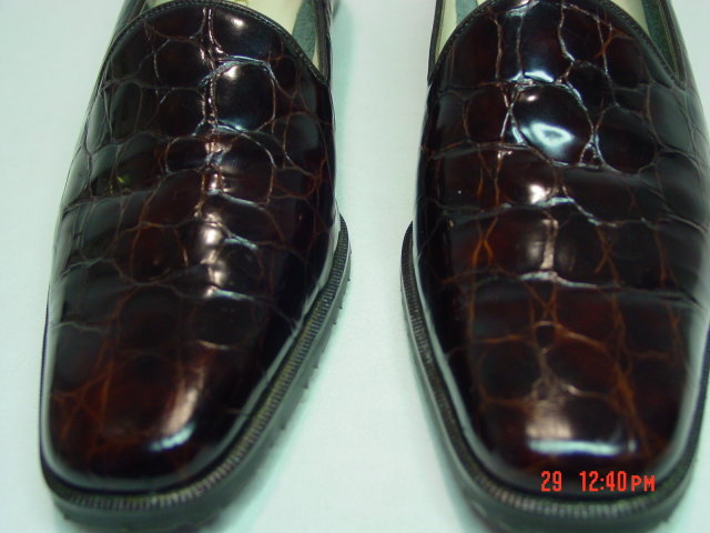 NEW Size 8AAAA Rangoni Firenze Crocodile Finish Loafers