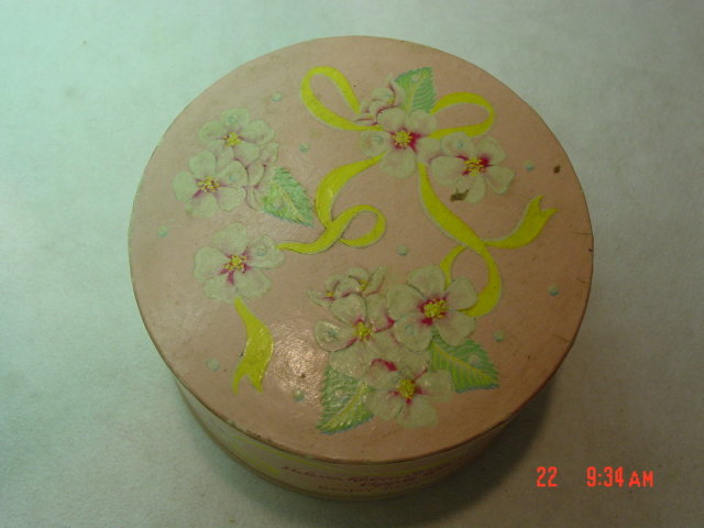 Vintage Helena Rubinstein Apple Blossom Body Powder Container