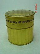 Vintage Brass Colored Daggett and Ramsdell Face Powder Tin Container