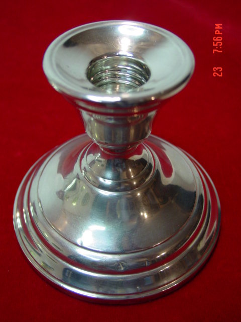 Pair of International Silver Berkeley Sterling Console Candleholders