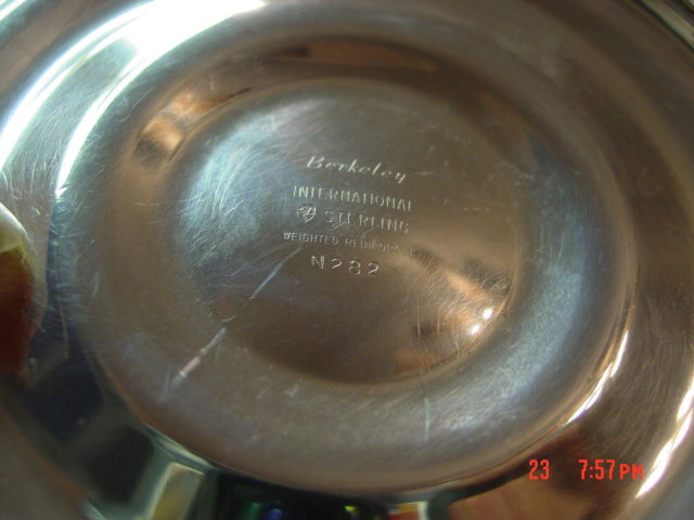 Pair of International Silver Berkeley Sterling Console Candleholders