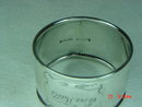 Sterling Silver Manufacturing Co. (SSMC) Engraved Napkin Ring