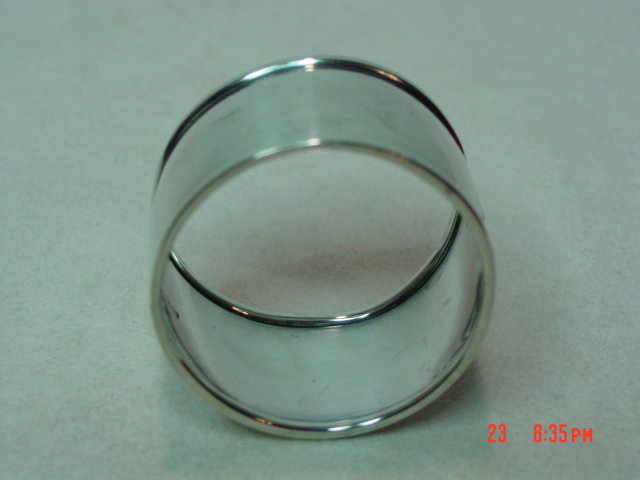Sterling Silver Manufacturing Co. (SSMC) Engraved Napkin Ring