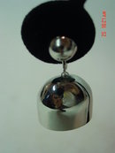 Marino Silver Bell Screwback Earrings