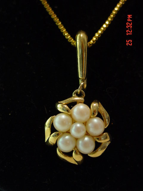 Richelieu Goldtone Faux Pearl Pendant