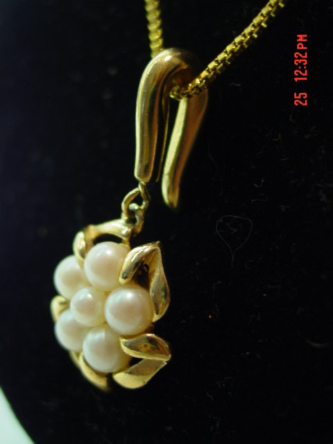 Richelieu Goldtone Faux Pearl Pendant