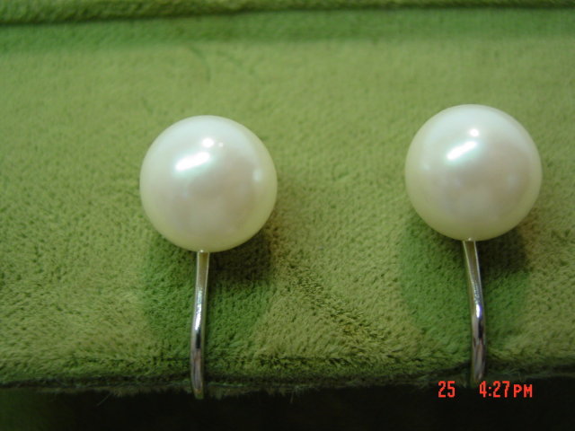 Marvella Faux Pearl Screwback Clip Earrings