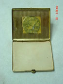 Vintage Gold Powder Compact