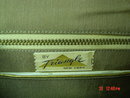 Triangle New York Brown Reptile Handbag Purse