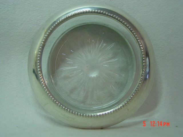 Sterling Silver Coaster by Frank M. Whiting & Co.