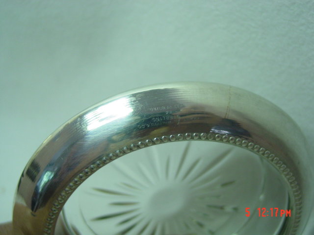 Sterling Silver Coaster by Frank M. Whiting & Co.