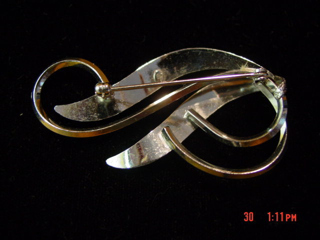 V.O. Sterling Silver Brooch