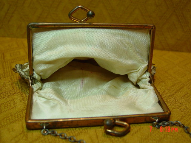 Antique Sequin Evening Bag Purse