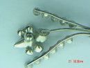 Gorgeous Pale Blue Rhinestone Flower Spray Brooch AZuB Austria