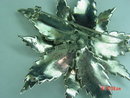 ORA Swarovski Rhinestone Masonic Shriners Rhodium Plated Flower Brooch Pin