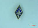 Antique 10K Masonic Compass Square Pin