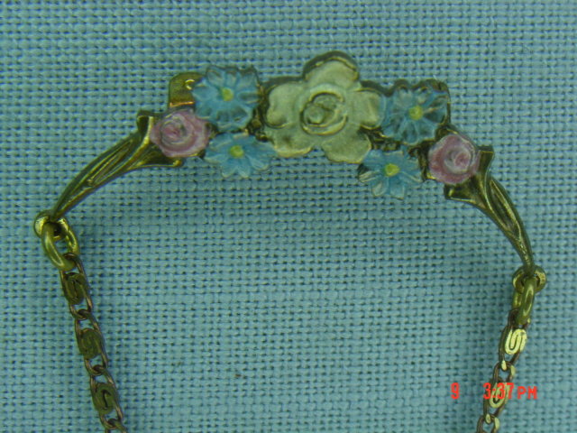Antique Copper Child on Swing Pin
