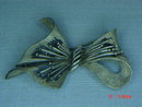 Vintage Pot Metal Art Deco Bow Pin