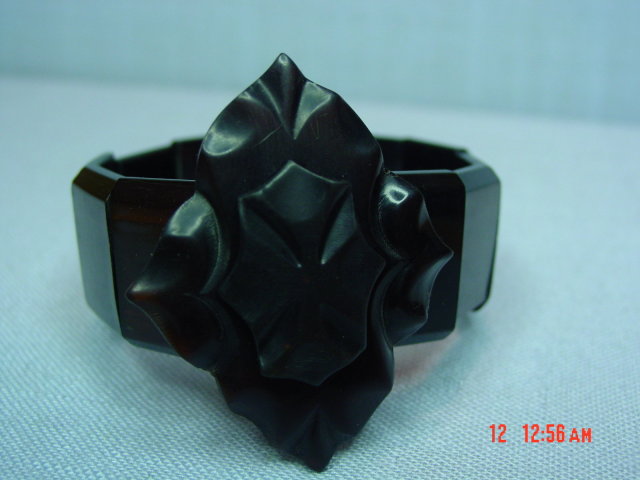 Dark Tortoise Rootbeer Celluloid Stretch Bracelet
