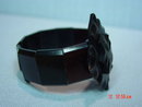 Dark Tortoise Rootbeer Celluloid Stretch Bracelet