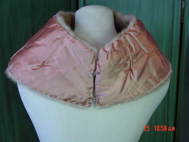 Vintage Mink Neck Stole Collar
