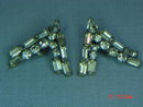 Vintage Clear Rhinestone Clip Earrings