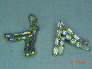 Vintage Clear Rhinestone Clip Earrings