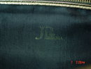 Vintage Large JR Florida USA Black Vinyl Alligator Handbag