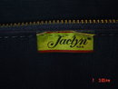 Vintage Navy Blue Vinyl Handbag Purse
