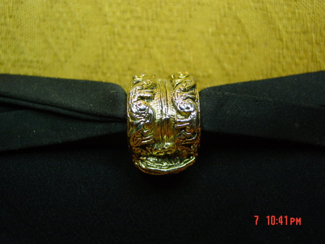 Vintage Black Rayon Evening Bag Clutch
