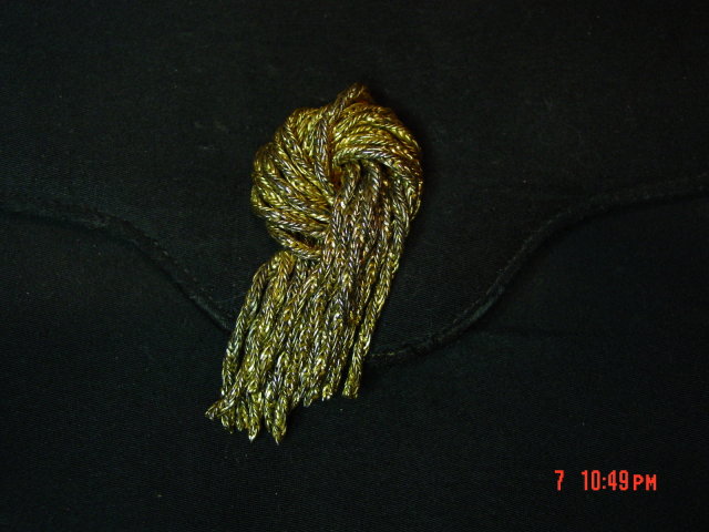 Vintage Lewis Black Rayon Evening Bag Clutch