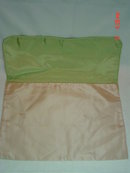 Pale Pink & Green Hosiery or Handkerchief Bag Holder