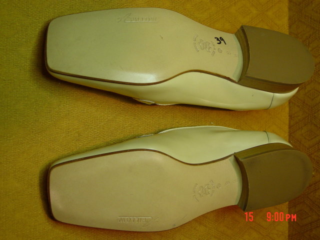 Amalfi Italy Yellow Patent Leather Pillow Flat Shoes Size 9B - New