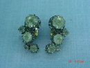 Austrian Clear Rhinestone Clip Earrings