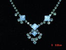 Blue Rhinestone Necklace