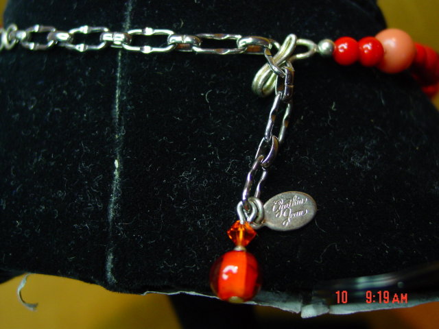 Czech Glass Necklace & Pierced Earrings by Cynthia Jean
