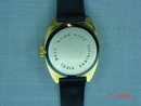 1970 Goldtone Cimier Digital Mechanical Jump Hour Wrist Watch