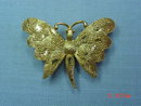 Gold Mamselle Butterfly Brooch