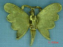 Gold Mamselle Butterfly Brooch