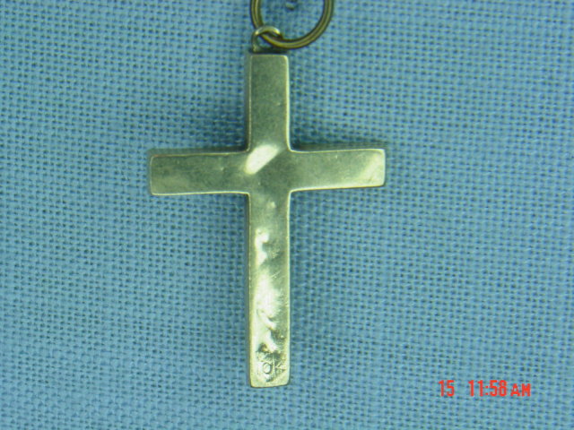10K Gold Crucifix Cross Pendant